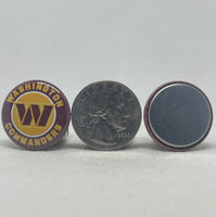 WASHINGTON COMMANDERS inspired grosgrain ribbon and/or coordinating 1" flatbacks. Perfect for hair bows and many other crafts.