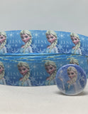 ELSA inspired grosgrain ribbon and/or coordinating flatbacks. Perfect for bow making and many other crafts.