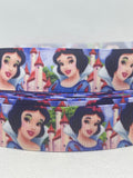 PRINCESS SNOW WHITE inspired grosgrain ribbon and/or coordinating 1" flatbacks. Perfect for bow making and many other crafts.