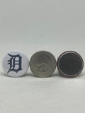 DETROIT TIGERS inspired grosgrain ribbon and/or coordinating 1" flatbacks.  Perfect for bow making and many other crafts.