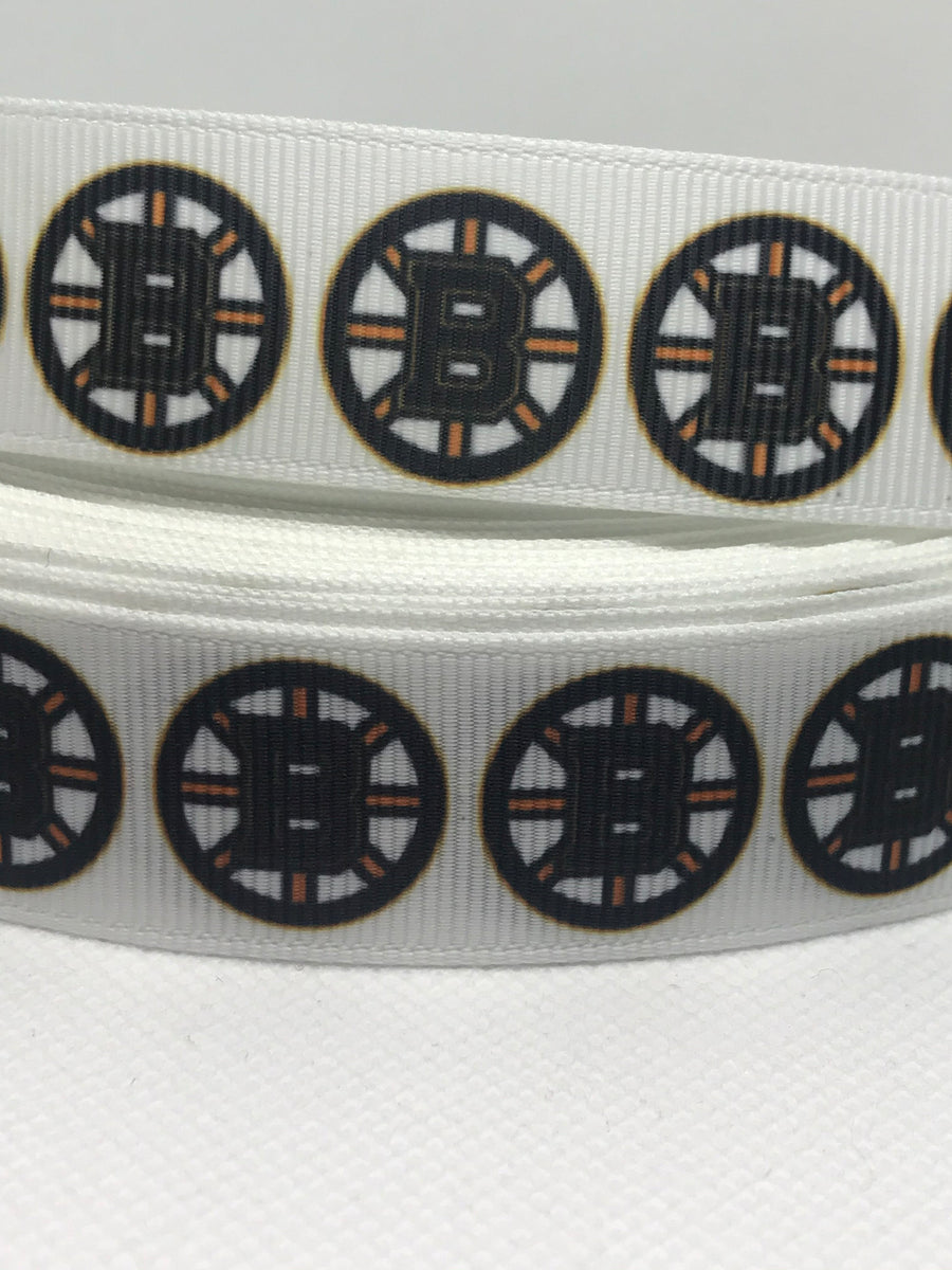 BOSTON BRUINS inspired grosgrain ribbon and/or coordinating 1