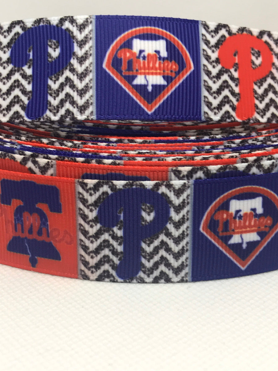 PHILADELPHIA PHILLIES inspired grosgrain ribbon and/or coordinating 1 ...