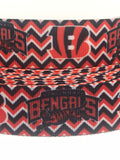 Cincinnati  Bengals inspired grosgrain ribbon and/or coordinating 1" flatbacks.  Perfect for bow making and many other crafts.