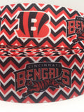Cincinnati  Bengals inspired grosgrain ribbon and/or coordinating 1" flatbacks.  Perfect for bow making and many other crafts.