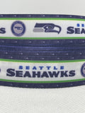 SEATTLE SEAHAWKS inspired grosgrain ribbon and/or coordinating 1" flatbacks.  Perfect for bow making and many other crafts.