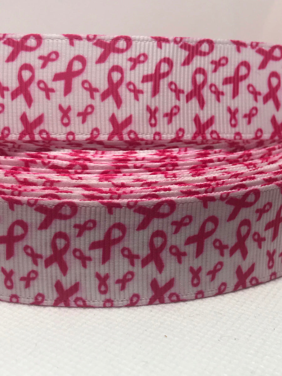 BREAST CANCER AWARENESS inspired grosgrain ribbon and/or coordinating ...
