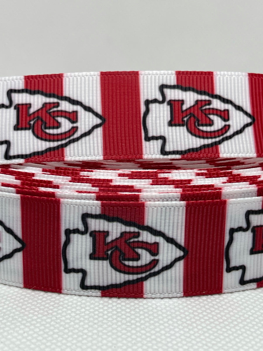 Kansas City Chiefs inspired grosgrain ribbon and/or coordinating 1