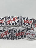 PET/DOG inspired grosgrain ribbon and/or coordinating 1" flatbacks.  Perfect for pet collars and many other crafts.