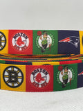 BOSTON sports teams inspired grosgrain ribbon and/or coordinating 1" flatbacks.