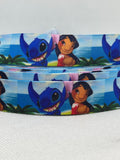 LILO AND STITCH inspired grosgrain ribbon and/or coordinating flatbacks. Perfect for bow making and many other crafts.