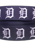 DETROIT TIGERS inspired grosgrain ribbon and/or coordinating 1" flatbacks.  Perfect for bow making and many other crafts.