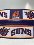 PHOENIX SUNS inspired 7/8" & 1.5"  grosgrain ribbon and/or coordinating 1" flatbacks. Perfect for hair bows and many other crafts.