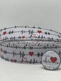 NURSE inspired grosgrain ribbon and/or coordinating 1" flatbacks. Perfect for bow making and many other crafts.