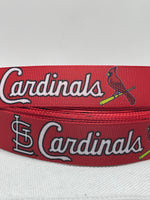 ST LOUIS CARDINALS inspired grosgrain ribbon and/or coordinating 1" flatbacks. Perfect for hair bows and many other cratfs.